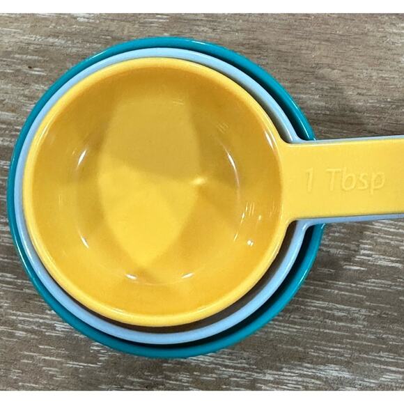 8 PC. Set THE PIONEER WOMAN Timeless Beauty MELAMINE MEASURING SPOONS Colorful - Picture 8 of 10